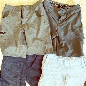 Lot of four pairs of boys shorts